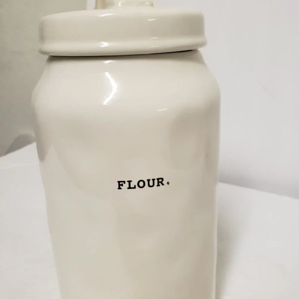 Rae Dunn KISSES Canister Valentine’s Farmhouse tall 10 inch